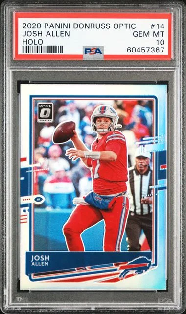 2020 Panini Donruss Optic Josh Allen #14 card image