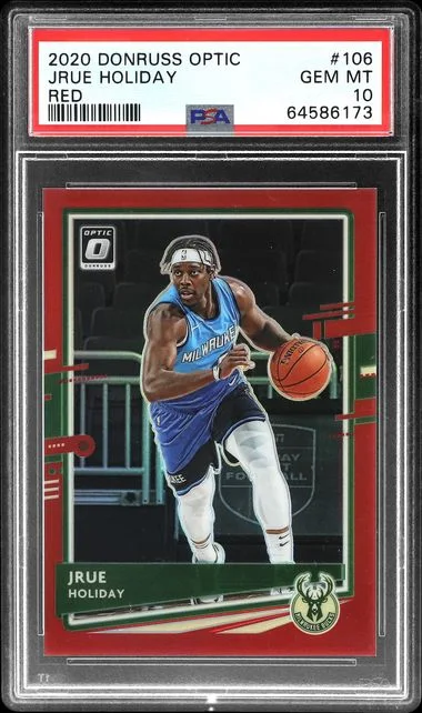 2020 Panini Donruss Optic Jrue Holiday Red #106 card image