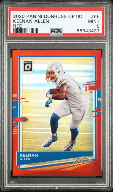 2020 Panini Donruss Optic Keenan Allen #55 card image