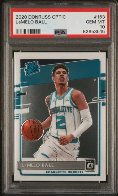 2020 Panini Donruss Optic Lamelo Ball Autograph-Pink #153 card image