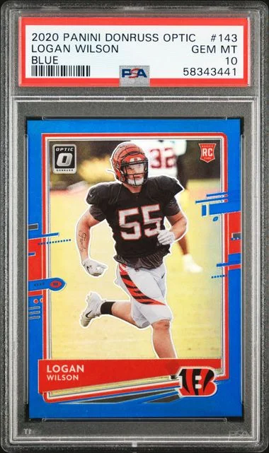 2020 Panini Donruss Optic Logan Wilson #143 card image