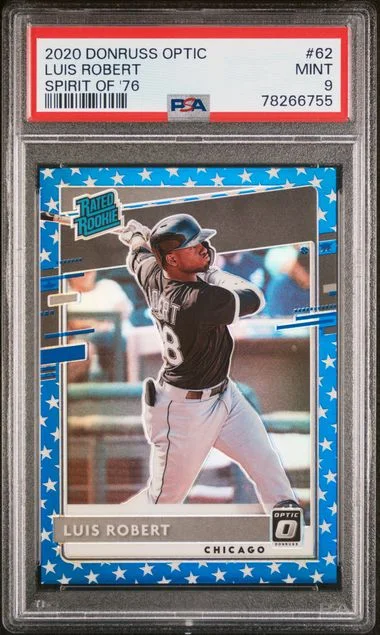 2020 Panini Donruss Optic Luis Robert #62 card image