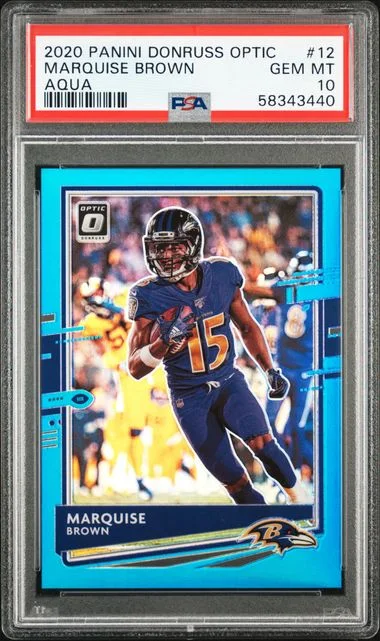 2020 Panini Donruss Optic Marquise Brown #12 card image