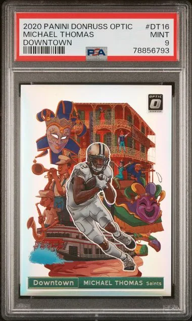 2020 Panini Donruss Optic Michael Thomas Downtown #Dt16 card image