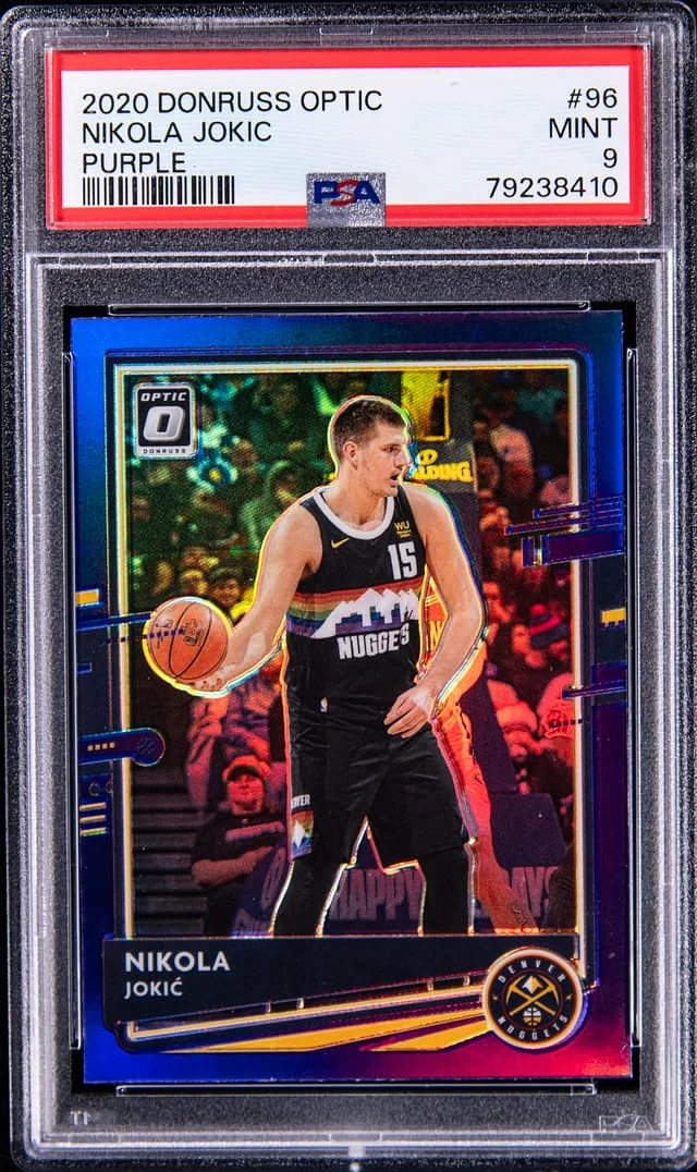 2020 Panini Donruss Optic Nikola Jokic Purple #96 card image