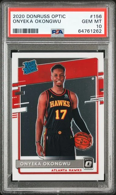 2020 Panini Donruss Optic Onyeka Okongwu #156 card image