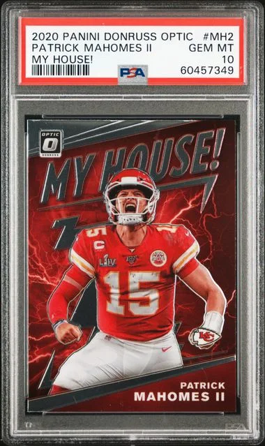 2020 Panini Donruss Optic Patrick Mahomes II My House! #MH2 card image