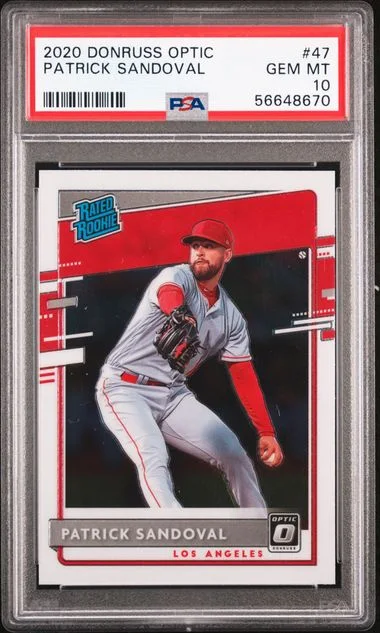 2020 Panini Donruss Optic Patrick Sandoval #47 card image