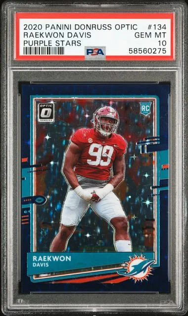 2020 Panini Donruss Optic Raekwon Davis #134 card image