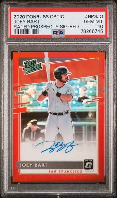 2020 Panini Donruss Optic Rated Prospects #no-number card image
