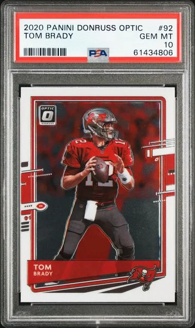 2020 Panini Donruss Optic Tom Brady #92 card image