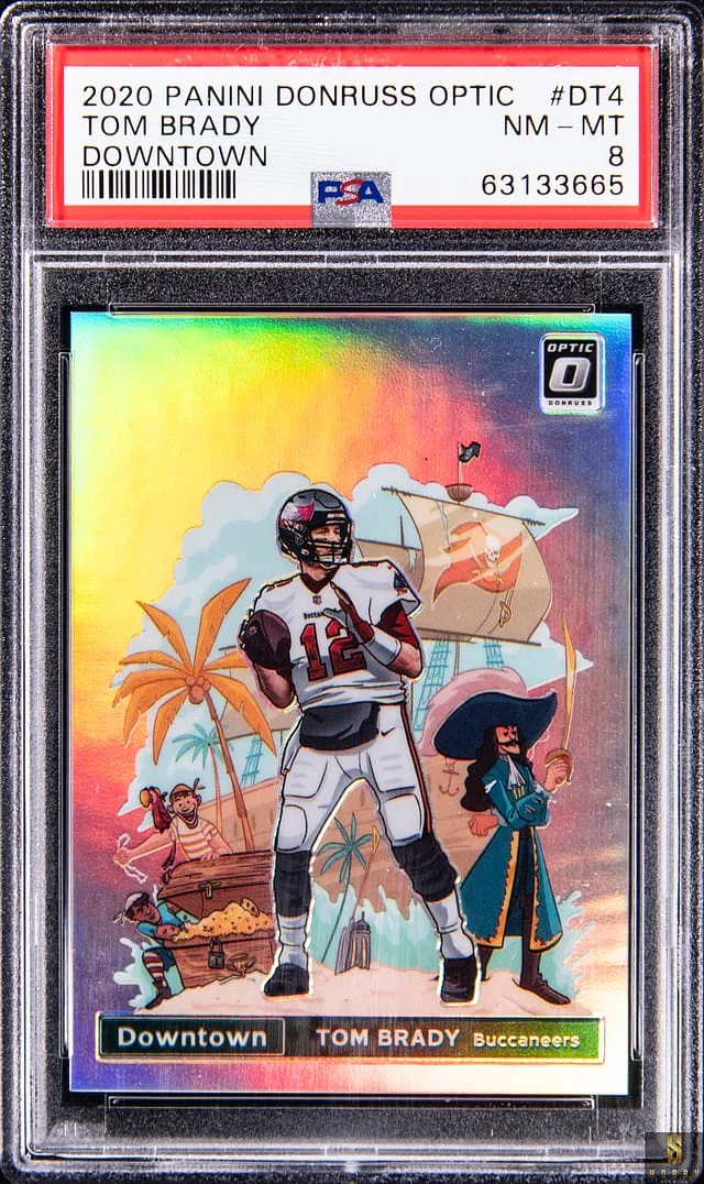 2020 Panini Donruss Optic Tom Brady Downtown #DT-4 card image