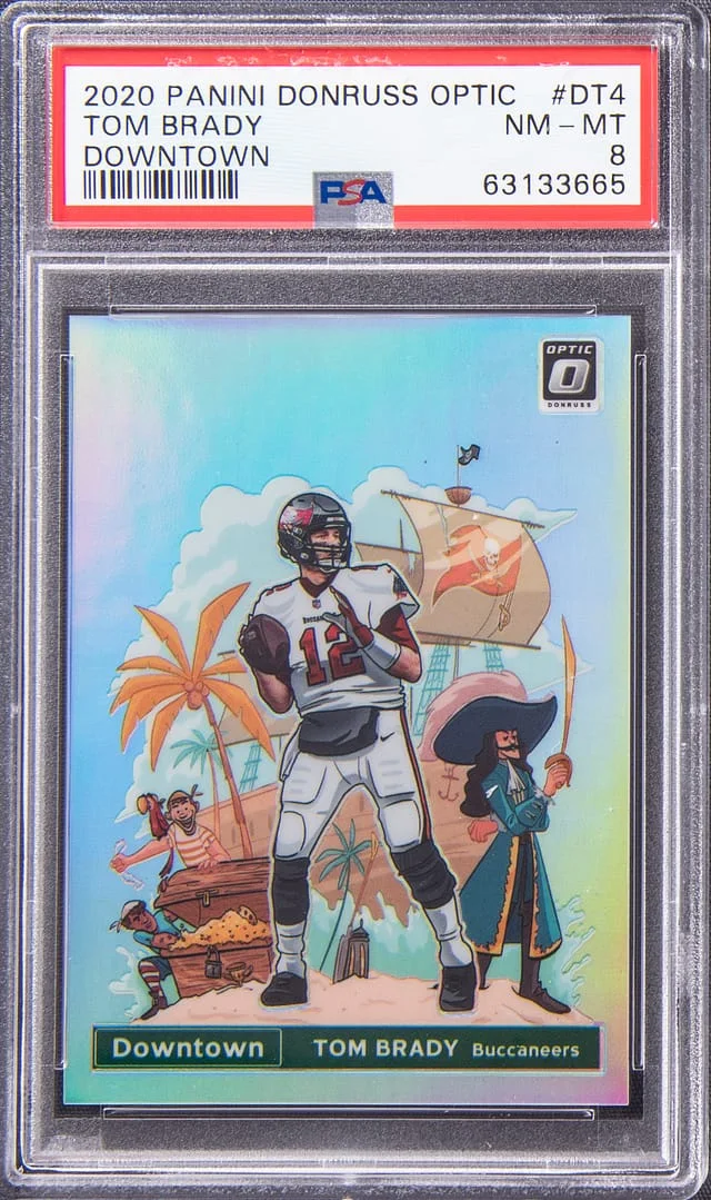 2020 Panini Donruss Optic Tom Brady Downtown SSP #DT4 card image