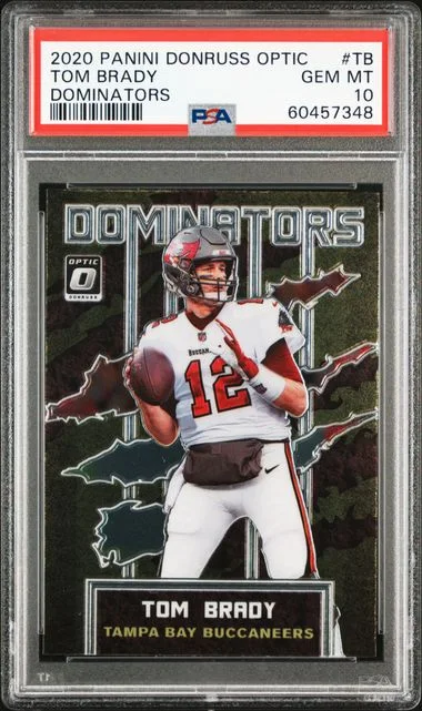 2020 Panini Donruss Optic Tom Brady Dominators #TB card image