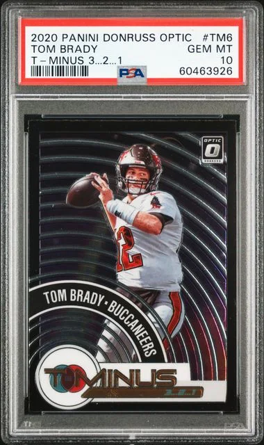 2020 Panini Donruss Optic Tom Brady T-Minus 3...2...1 #TM6 card image