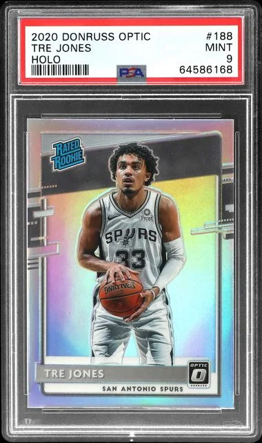 2020 Panini Donruss Optic Tre Jones Holo #188 card image