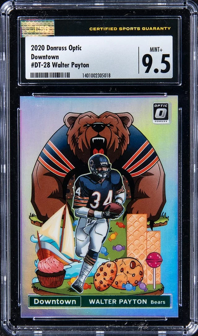 2020 Panini Donruss Optic Walter Payton Downtown #DT-28 card image