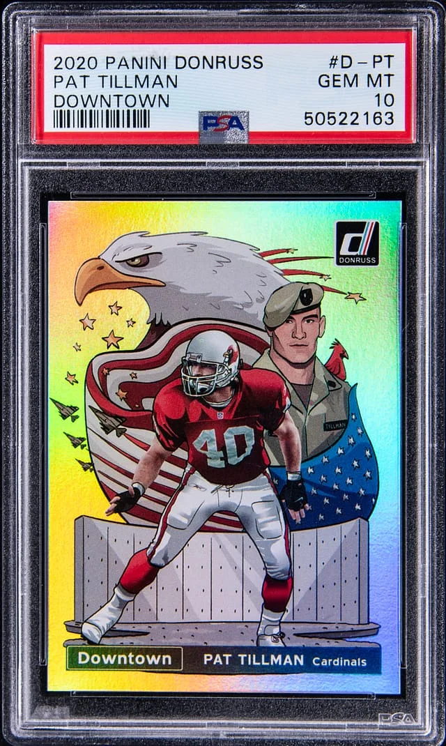 2020 Panini Donruss Pat Tillman Downtown #D-PT card image