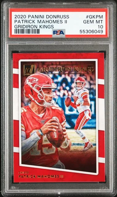 2020 Panini Donruss Patrick Mahomes II Gridiron Kings #GKPM card image