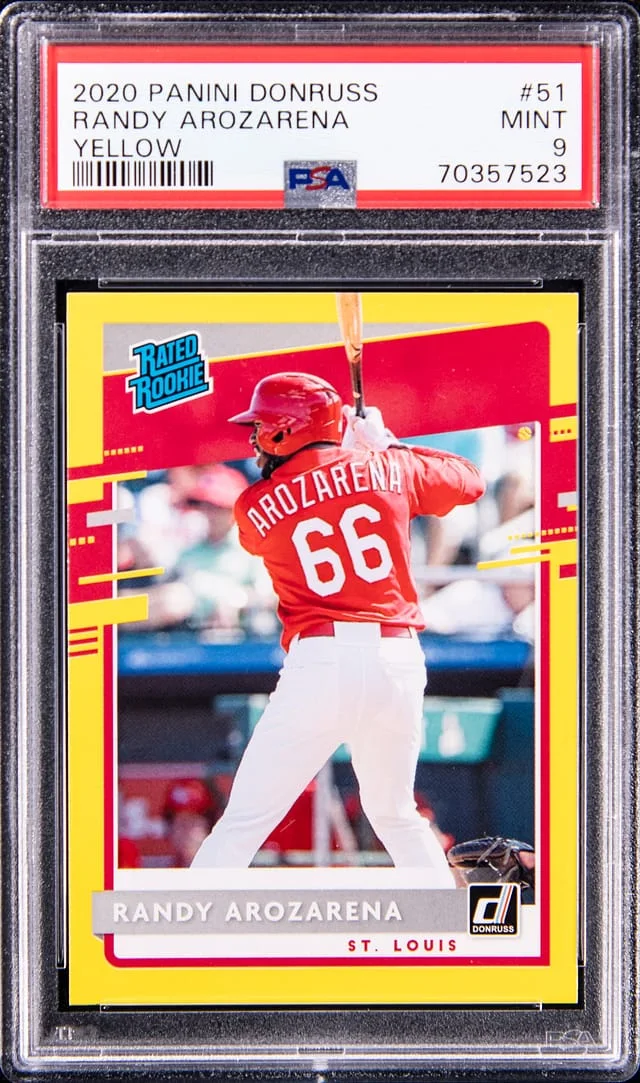 2020 Panini Donruss Randy Arozarena Holo Red #51 card image