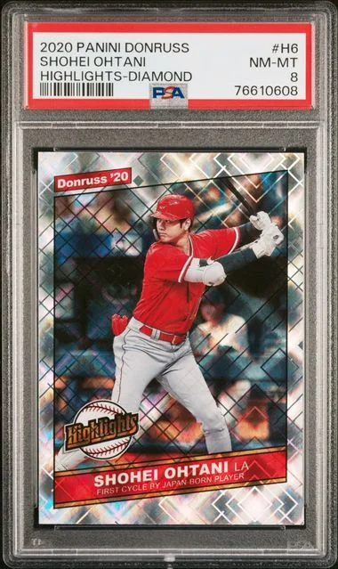 2020 Panini Donruss Shohei Ohtani Highlights Diamond #H-6 card image