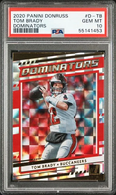2020 Panini Donruss Tom Brady Dominators #D-TB card image