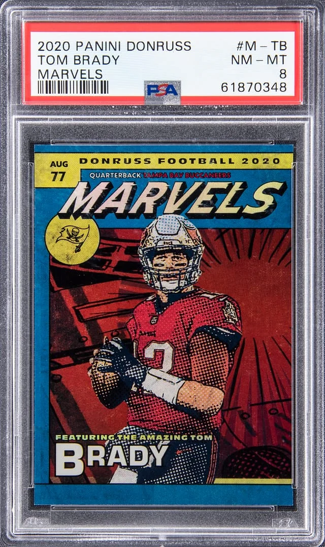 2020 Panini Donruss Tom Brady Marvels #TB card image