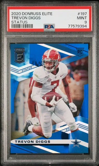 2020 Panini Donruss Trevon Diggs Elite Status #197 card image
