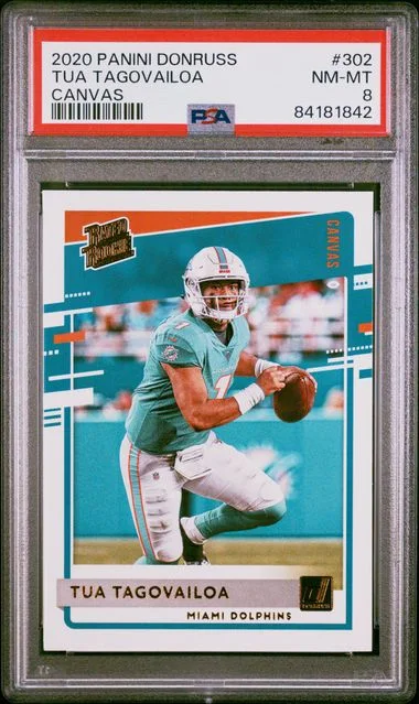 2020 Panini Donruss Tua Tagovailoa Canvas #302 card image