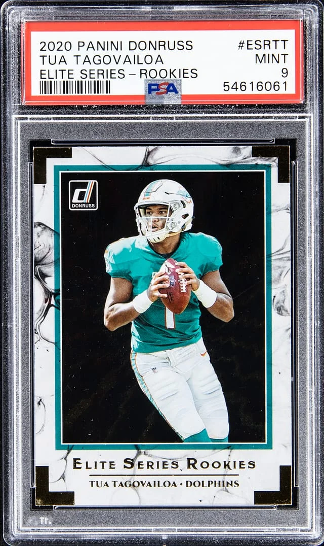 2020 Panini Donruss Tua Tagovailoa Elite Series Rookies #ESRTT card image