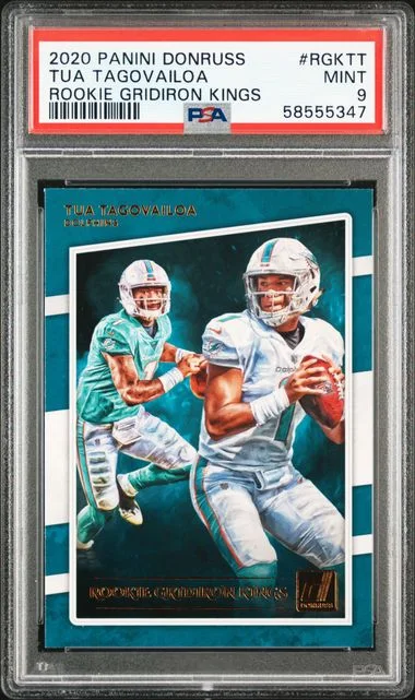 2020 Panini Donruss Tua Tagovailoa Gridiron Kings #RGKTT card image