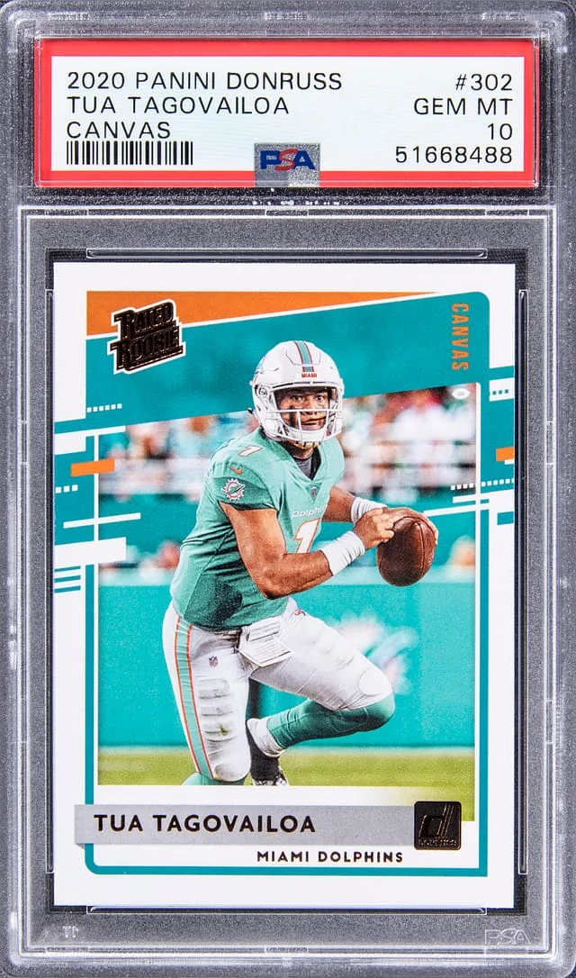 2020 Panini Donruss Tua Tagoviloa Canvas #302 card image