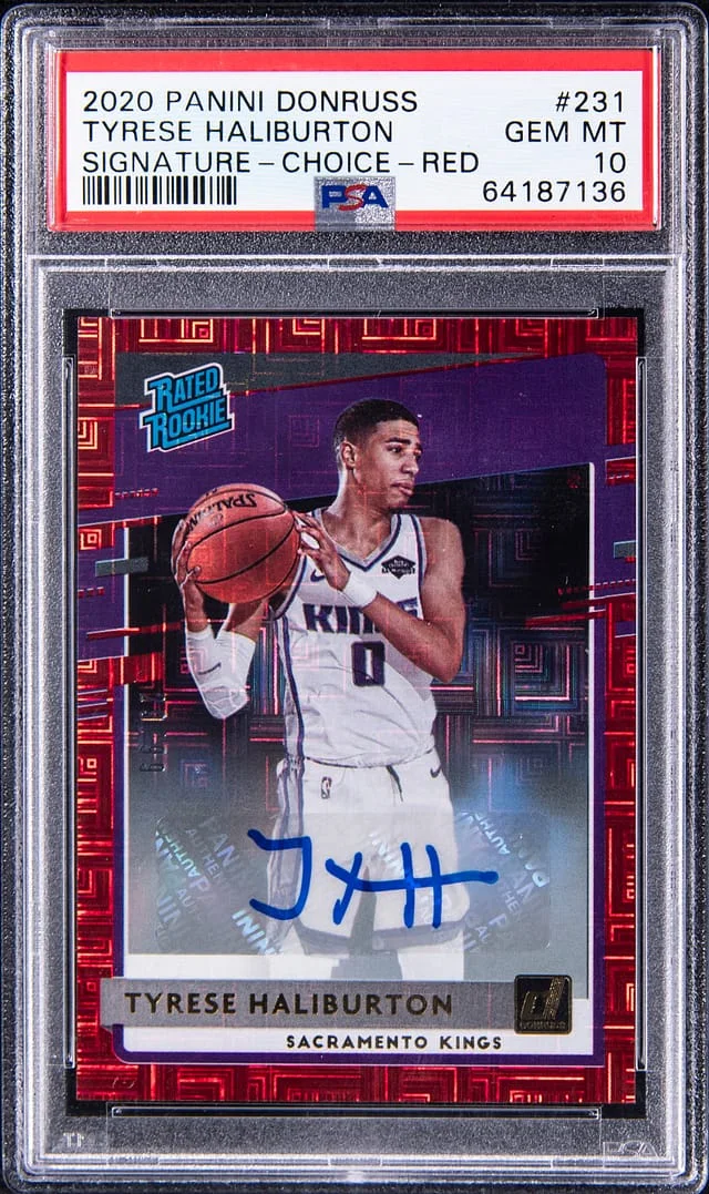 2020 Panini Donruss Tyrese Haliburton Choice #231 card image