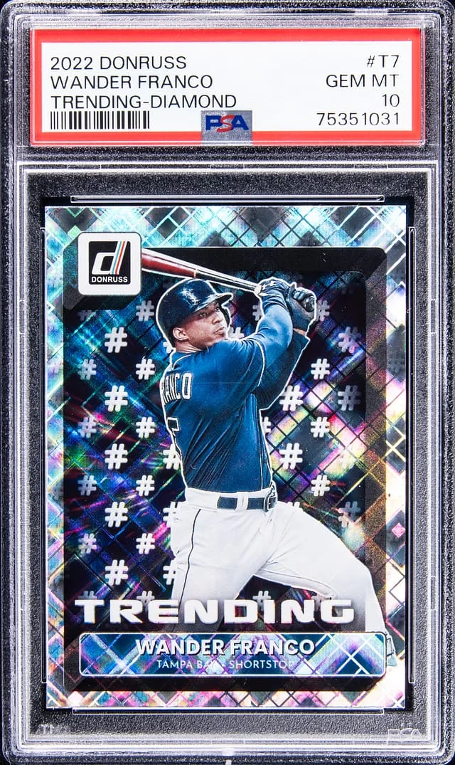 2020 Panini Donruss Wander Franco Trending Diamond #T-7 card image