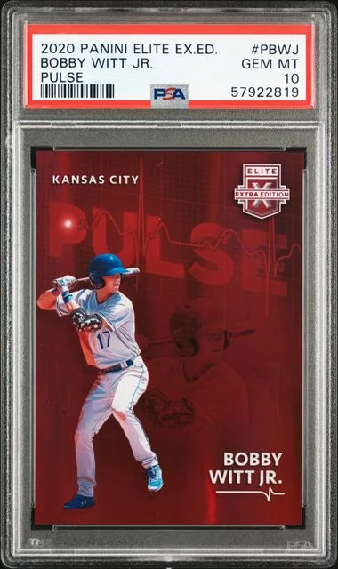 2020 Panini Elite Extra Edition Bobby Witt Jr. Pulse #PBWJ card image