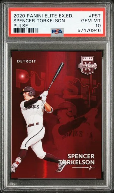 2020 Panini Elite Extra Edition Pulse Pst Spencer Torkelson #no-number card image
