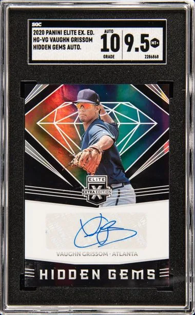 2020 Panini Elite Extra Edition Vaughn Grissom Hidden Gems Autograph #HG-VG card image