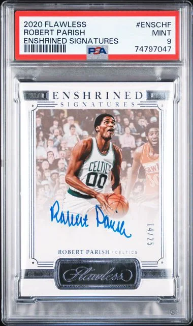 2020 Panini Flawless Enshrined Signatures Enschf Robert Parish #no-number card image