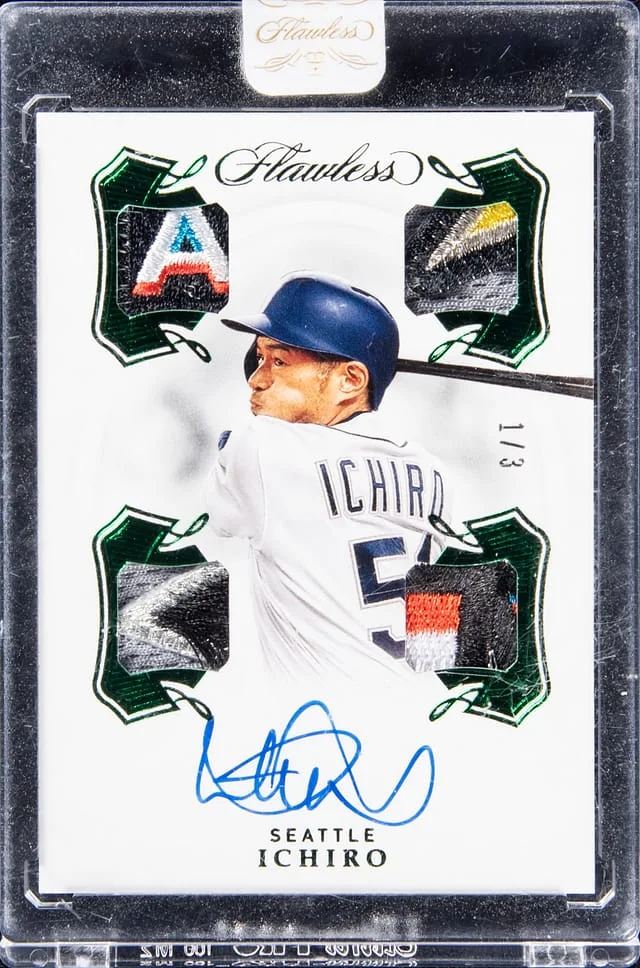 2020 Panini Flawless Ichiro #QPS-I card image