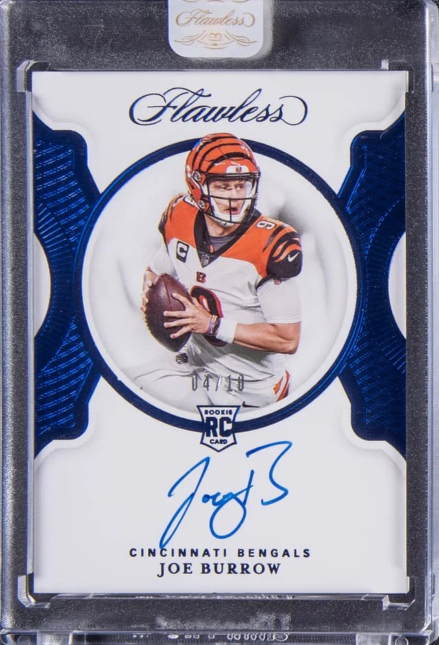 2020 Panini Flawless Joe Burrow Signatures #FRS-JBU card image