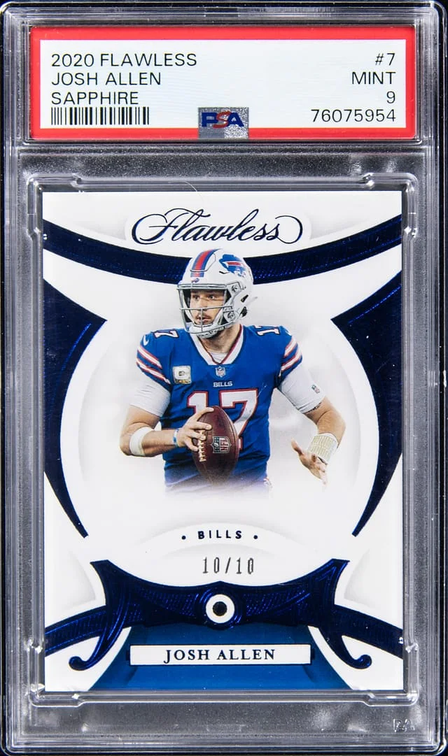 2020 Panini Flawless Josh Allen #7 card image