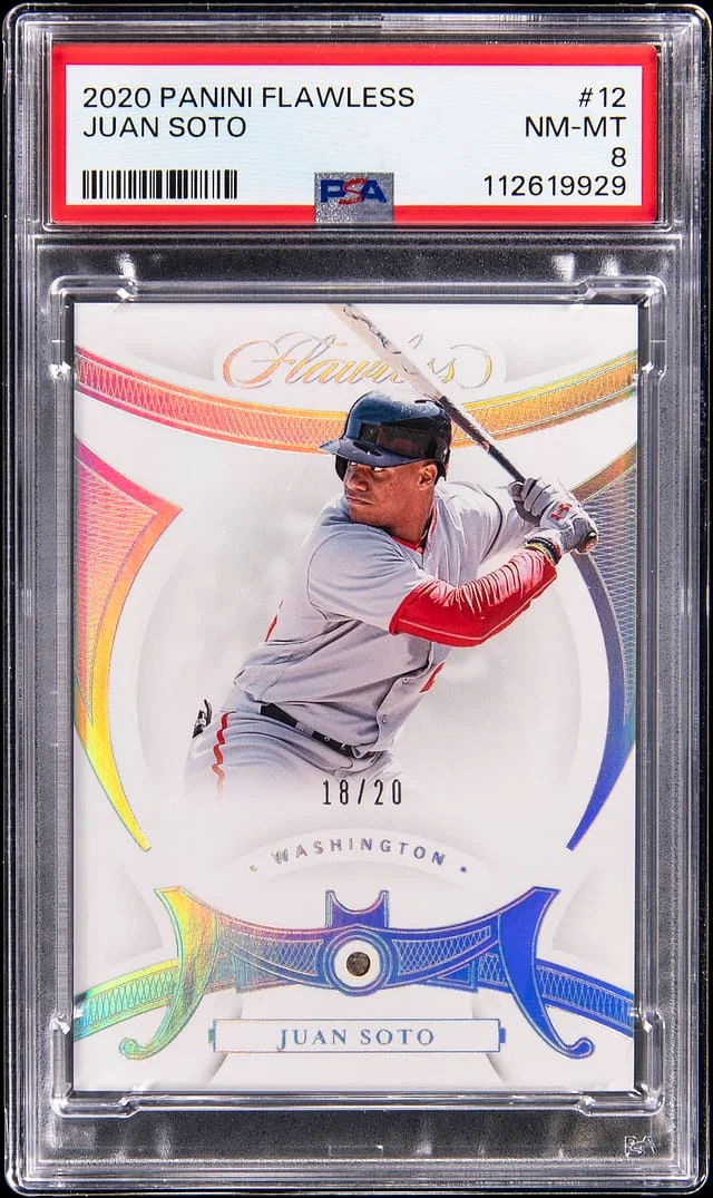 2020 Panini Flawless Juan Soto #12 card image