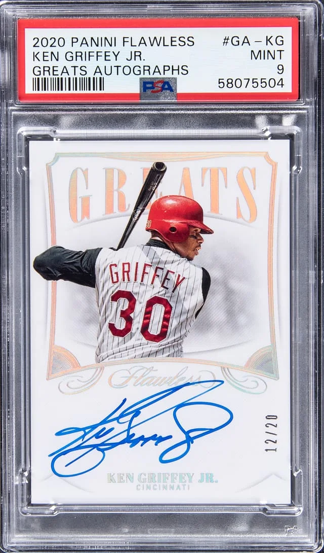 2020 Panini Flawless Ken Griffey Jr. Greats Autograph #GA-KG card image