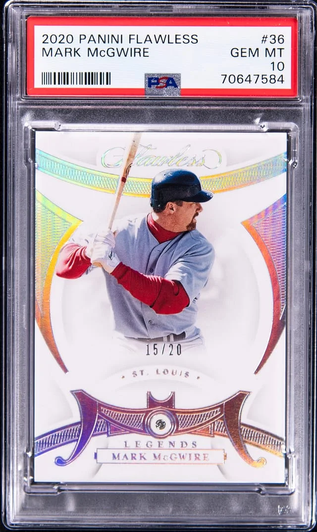 2020 Panini Flawless Mark McGwire #36 card image