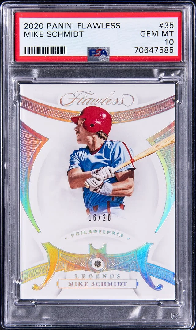 2020 Panini Flawless Mike Schmidt Diamond #35 card image