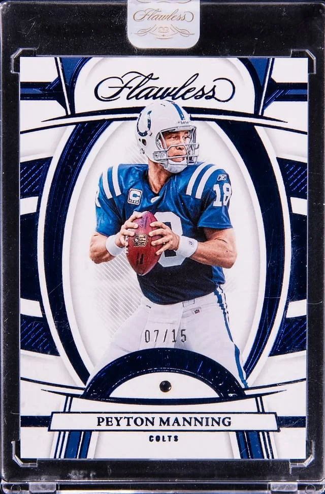 2020 Panini Flawless Peyton Manning Sapphire #71 card image