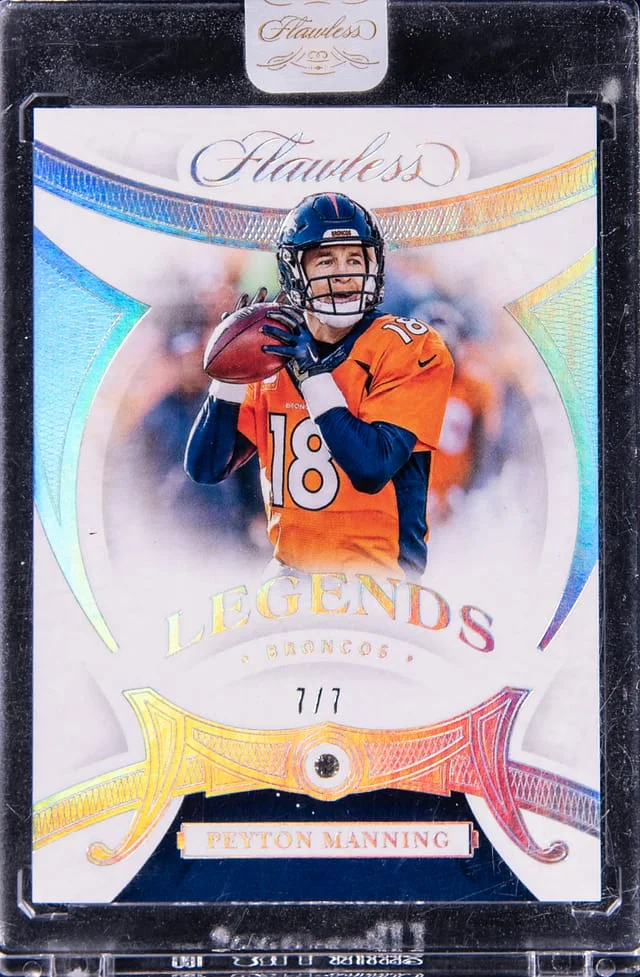 2020 Panini Flawless Peyton Manning - Panini Encased Legends #78 card image