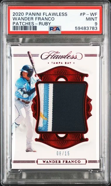 2020 Panini Flawless Wander Franco Patches #P-WF card image