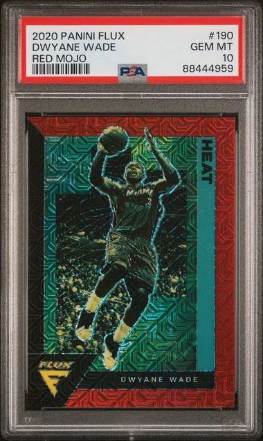 2020 Panini Flux Dwyane Wade Red Mojo #190 card image