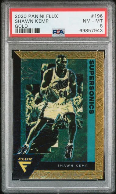 2020 Panini Flux Shawn Kemp Gold #196 card image